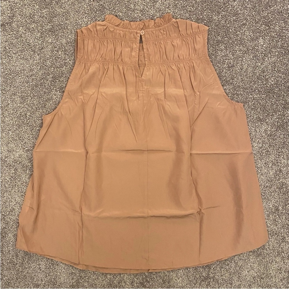 JOIE Limited Edition Womens Sleeveless Top Ruffled Neck Size M - Medium NWT $198 - Picture 6 of 16